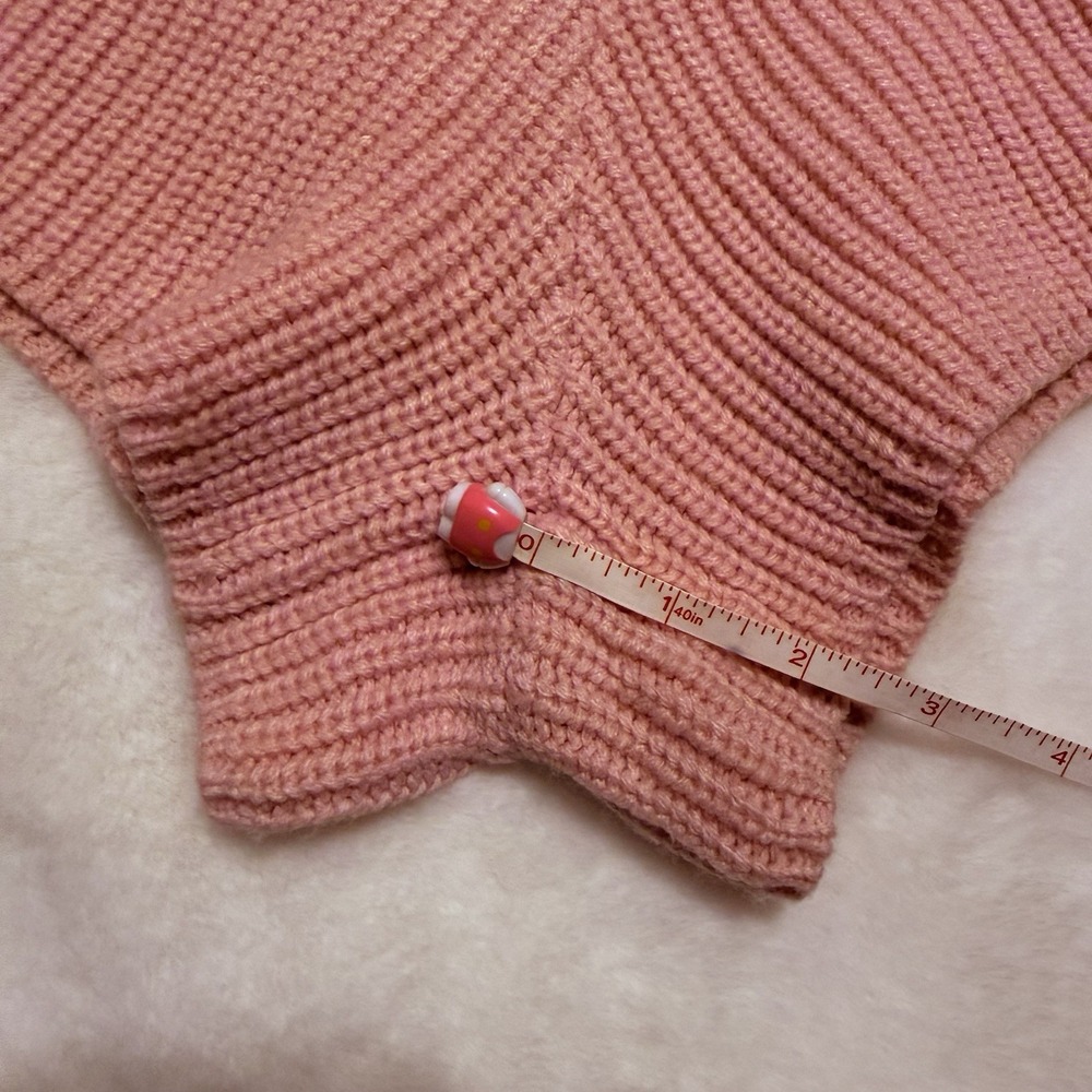 Sabo Skirt Pink Knit High Waisted Lounge Resort Wear Vacation Shorts XS - Picture 5 of 6